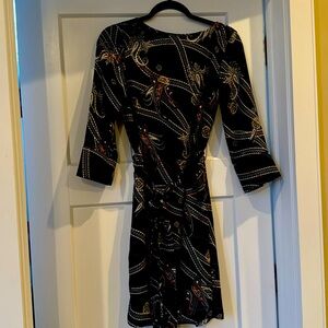 H&M midi dress, perfect for the office or happy hour!